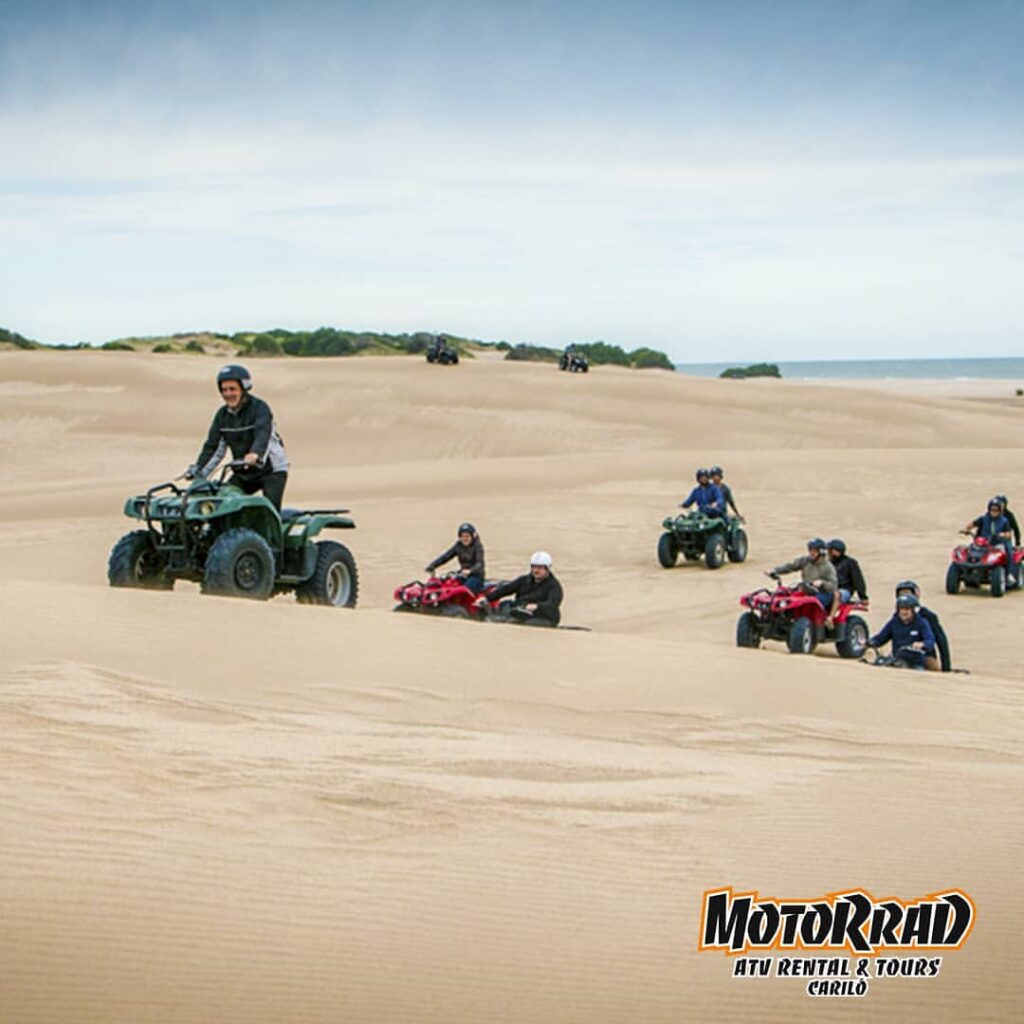 Motorrad Carilo guia de Playa 1